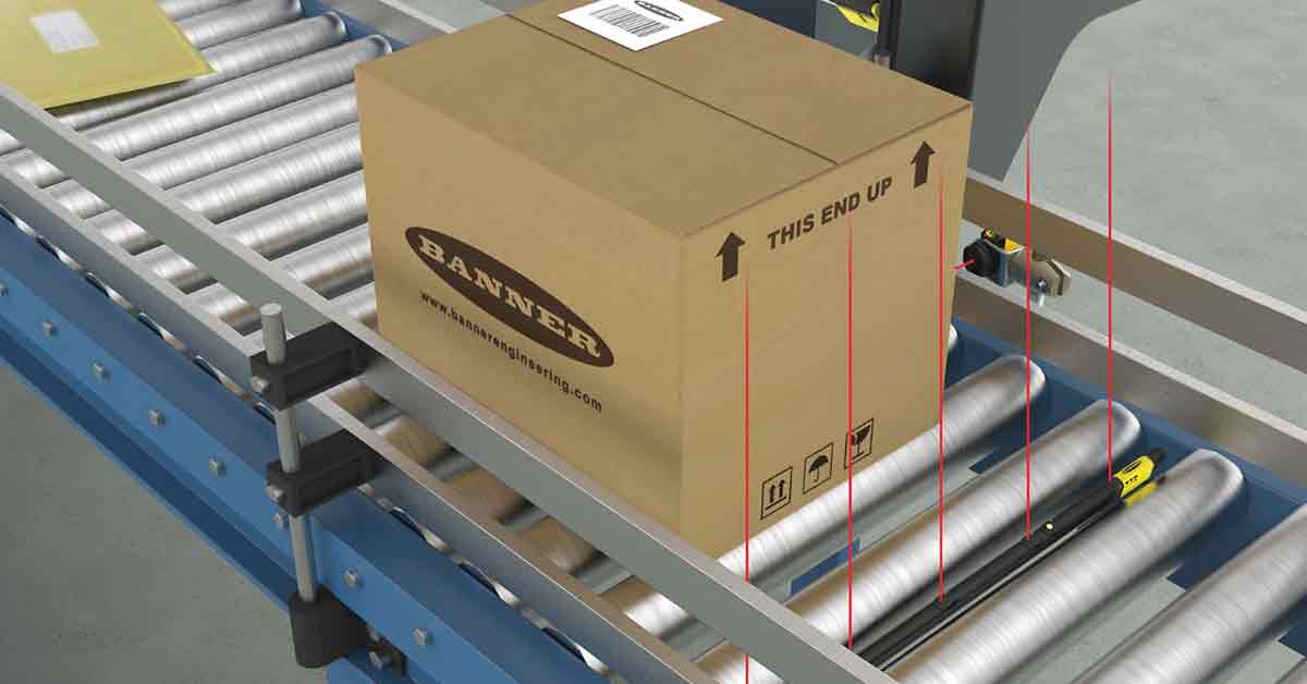 Detect Thin and Irregular Objects On Conveyor Rollers C&E A GCG Company