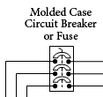 Molded Case Circuit Breaker or Fuse